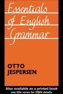 Essentials of English Grammar : 25th impression, 1987