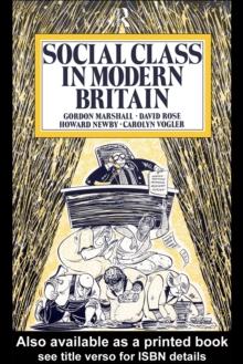 Social Class in Modern Britain