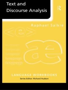 Text and Discourse Analysis