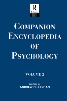 Companion Encyclopedia of Psychology : Volume Two