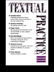 Textual Practice : Volume 4, Issue 3