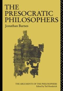 The Presocratic Philosophers