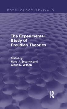 The Experimental Study of Freudian Theories