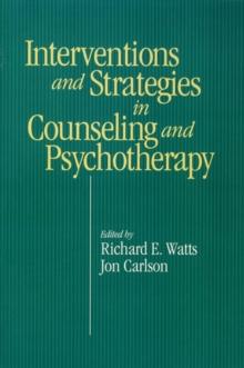 Intervention & Strategies in Counseling and Psychotherapy