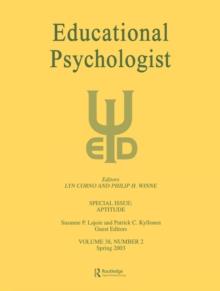 Aptitude : A Special Issue of Educational Psychologist