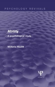 Ability : A Psychological Study