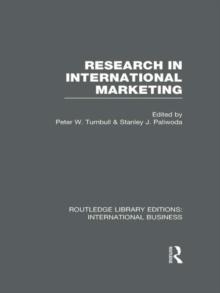 Research in International Marketing (RLE International Business)