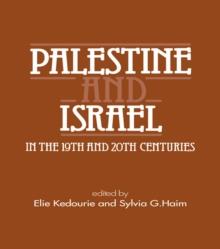 Palestine and Israel in the 19th and 20th Centuries