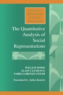 The Quantitative Analysis of Social Representations