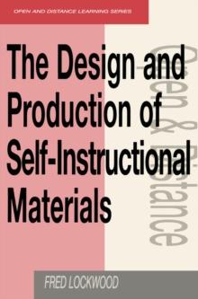 The Design and Production of Self-instructional Materials