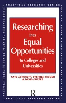 Researching into Equal Opportunities in Colleges and Universities