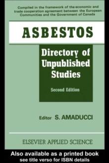 Asbestos : Directory of Unpublished Studies