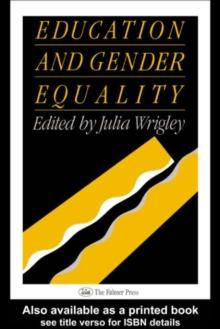 Education and Gender Equality