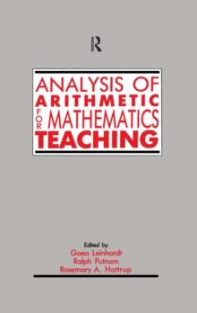 Analysis of Arithmetic for Mathematics Teaching