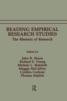 Reading Empirical Research Studies : The Rhetoric of Research