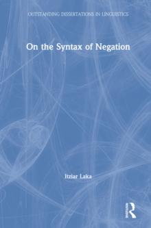 On the Syntax of Negation