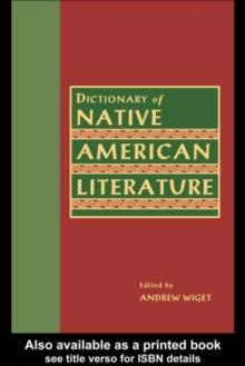 Dictionary of Native American Literature