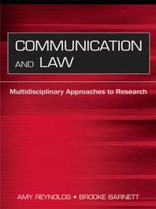 Communication and Law : Multidisciplinary Approaches to Research