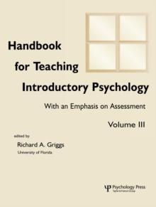 Handbook for Teaching Introductory Psychology : Volume Ii