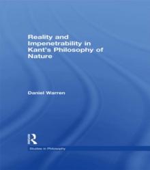 Reality and Impenetrability in Kant's Philosophy of Nature