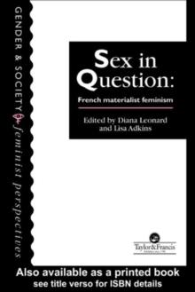 Sex In Question : French Feminism