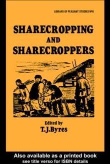 Sharecropping and Sharecroppers