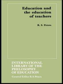 Education and the Education of Teachers