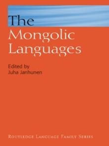 The Mongolic Languages