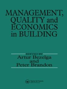 Management, Quality and Economics in Building