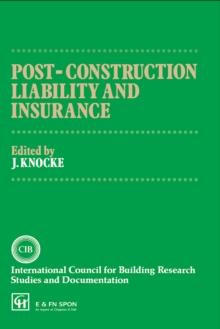 Post-Construction Liability and Insurance