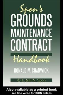 Spon's Grounds Maintenance Contract Handbook