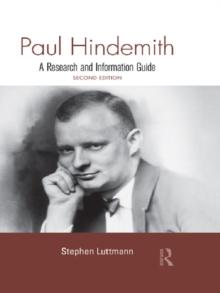 Paul Hindemith : A Research and Information Guide