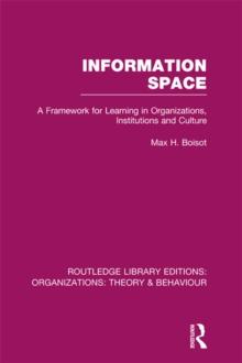 Information Space (RLE: Organizations)