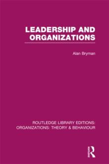 Leadership and Organizations (RLE: Organizations)