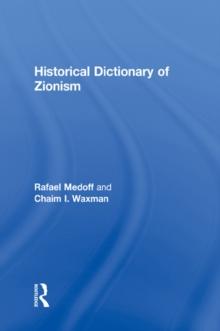 Historical Dictionary of Zionism