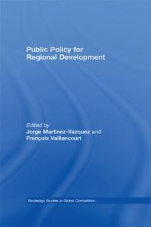 Public Policy for Regional Development