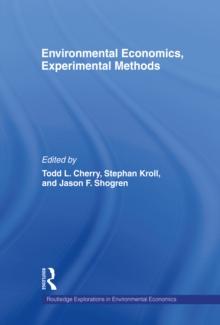 Environmental Economics, Experimental Methods