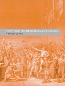 Advanced Mathematical Economics