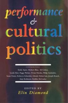 Performance and Cultural Politics