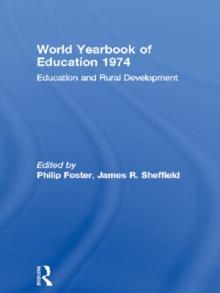 World Yearbook of Education 1974 : Education and Rural Development