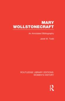 Mary Wollstonecraft : An Annotated Bibliography