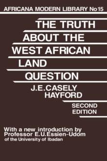 Truth About the West African Land Question