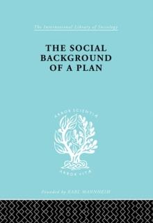 The Social Background of a Plan : A Study of Middlesbrough