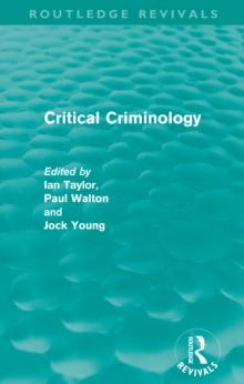 Critical Criminology (Routledge Revivals)