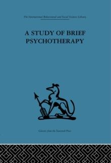 A Study of Brief Psychotherapy