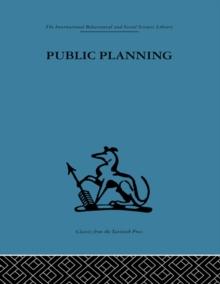 Public Planning : The inter-corporate dimension