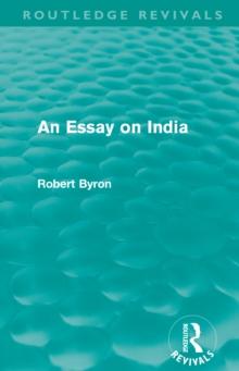 An Essay on India (Routledge Revivals)