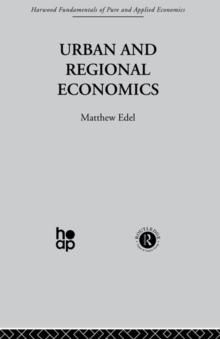 Urban and Regional Economics : Marxist Perspectives