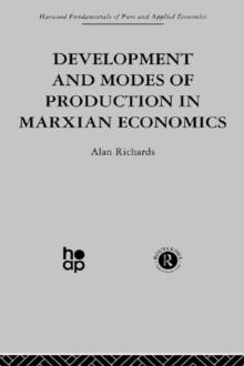 Development and Modes of Production in Marxian Economics : A Critical Evaluation