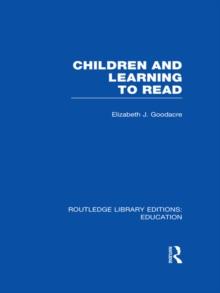 Children and Learning to Read (RLE Edu I)